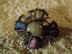 Vintage Schotse broche nr br 0184, Ophalen of Verzenden, Overige materialen, Broche, Met edelsteen