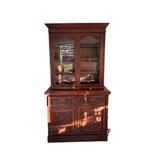 Antieke Eiken Secretaire / Bibliotheekkast, Ophalen of Verzenden