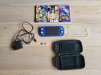nintendo switch lite + 3 games + hoesje + accessoires (ZGAN), Ophalen, Overige kleuren, Zo goed als nieuw, Met beschermhoes of tas