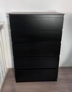 Ladekast bruin/zwart 110cm hoog, 70cm breed, 40cm diep, Ophalen, Gebruikt