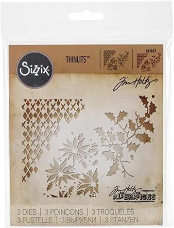 Sizzix Tim Holtz Thinlits Mixed Media Christmas #661602 beschikbaar voor biedingen