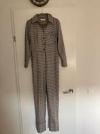 Jumpsuit Mango ruit, maat XS, Kleding | Dames, Jumpsuits, Mango, Bruin, Ophalen of Verzenden, Zo goed als nieuw