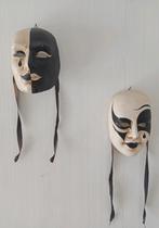 Venetiaans masker origineel hand gemaakt twee stuks, Minder dan 100 cm, Minder dan 50 cm, Gebruikt, Ophalen of Verzenden