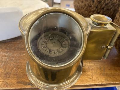 Kompas koper 22cm, Watersport en Boten, Bootonderdelen, Gebruikt