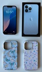 Apple iPhone 13 Pro + 3 hoesjes ( Burga). Goed als nieuw., 256 GB, Blauw, Ophalen of Verzenden, Zo goed als nieuw
