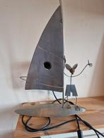 Originele Lamp Muis op Surfboard, Ophalen, Gebruikt, Vintage, Metaal