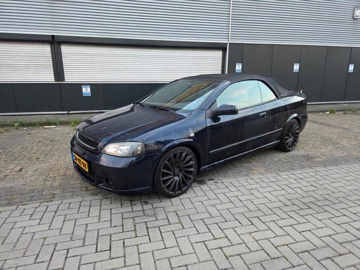 Opel Astra 1.8 16V Cabrio Nieuwe Motor, Nieuwe apk, Auto's, Opel, Particulier, Astra, Elektrische ramen, Lichtmetalen velgen, Open dak