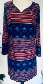 Verkoelend jurkje mt M, Maat 38/40 (M), Blauw, Ophalen of Verzenden, Zo goed als nieuw