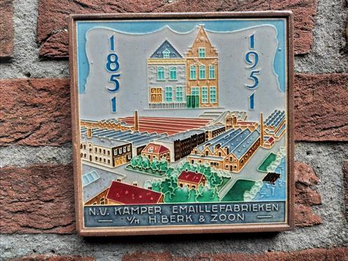 westraven Utrecht cloisonné tegel 1851-1951, Antiek en Kunst, Antiek | Wandborden en Tegels, Ophalen of Verzenden