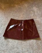 SHEIN bordeaux rode lak rok NIEUW, Ophalen of Verzenden, Zo goed als nieuw, Rood, Boven de knie