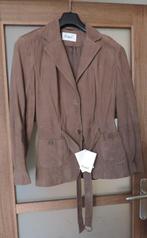 Delmod damesjas nubuk, Kleding | Dames, Bruin, Nieuw, Ophalen of Verzenden, Maat 46/48 (XL) of groter