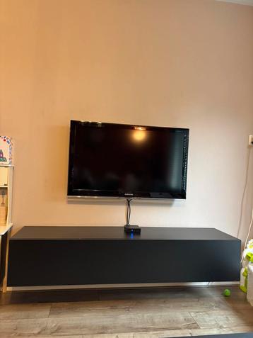Tv meubel zwart 160 cm breed