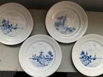 4 antieke bordjes Petrus Regout Maastricht.Holland, Antiek en Kunst, Antiek | Servies compleet, Ophalen of Verzenden