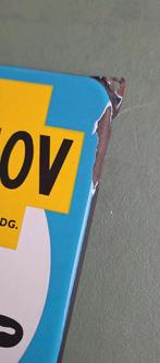 Emaille bordje Anov voetverzorging🦶Langcat Bussum., Reclamebord, Gebruikt, ., Ophalen of Verzenden