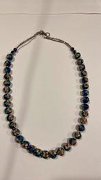 Ketting vintage cloisonne 48 cm lang, Sieraden, Tassen en Uiterlijk, Antieke sieraden, Ophalen of Verzenden, Overige materialen
