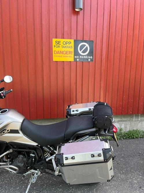 Triumph Zijkofferset Expedition Zilver, Motoren, Accessoires | Koffers en Tassen, Gebruikt, Ophalen