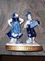 Oud Delfts Blauw Porseleinen Beeldje, Antiek en Kunst, Ophalen of Verzenden