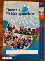Essener Thema's maatschappijleer - werkboek havo 2024-2025, Ophalen of Verzenden, Zo goed als nieuw, HAVO, Maatschappijleer