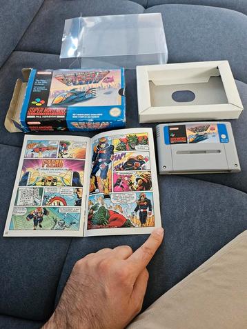 F-zero met handleiding SNES beschikbaar voor biedingen