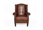 Oorfauteuil Schapenleer, Huis en Inrichting, Ophalen, Gebruikt, Klassiek, 75 tot 100 cm