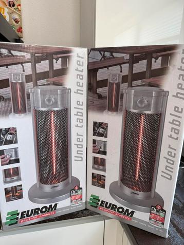 2 stuks Eurom terrasverwarmer beschikbaar voor biedingen