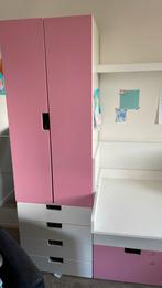 Smastad ikea kast en commode/bureau wit roze kind, Kinderen en Baby's, Kinderkamer | Commodes en Kasten, Ophalen, Zo goed als nieuw