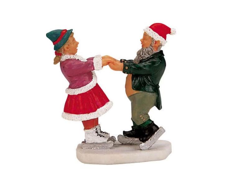 LEMAX | Skating Duo 43099 | 2001 (RETIRED), Diversen, Kerst, Ophalen of Verzenden