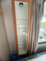 Mooie Vitrinekast met Glazen Planken, Met plank(en), Minder dan 50 cm, Ophalen of Verzenden, 150 tot 200 cm