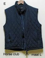 Bodywarmer L Blauw Horse Club, Ophalen of Verzenden, Zo goed als nieuw, Dames, Recreatie