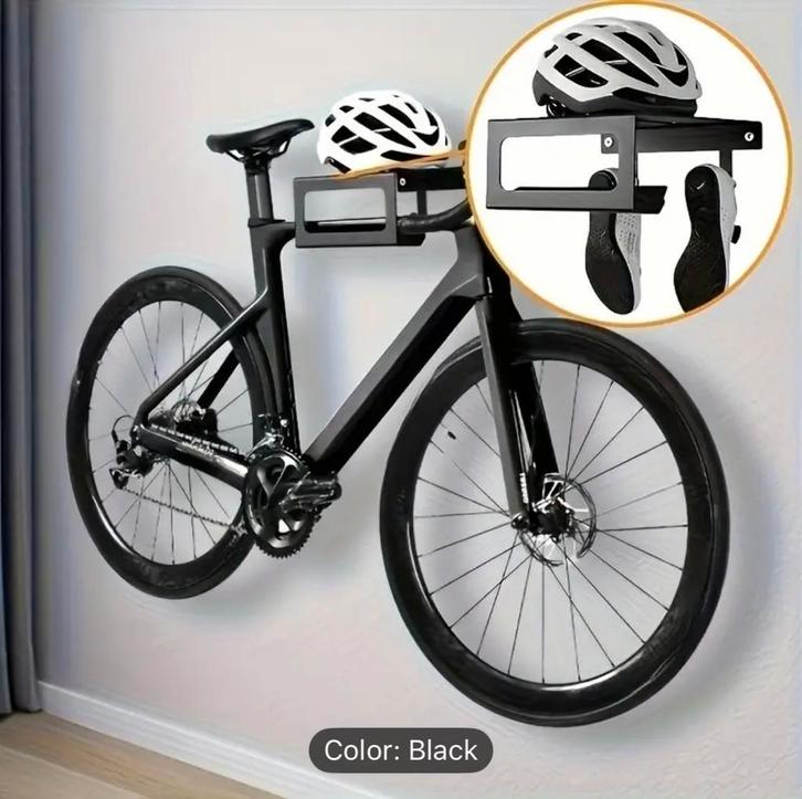 Fiets Muurbeugel met Plank & Haken, Fietsen en Brommers, Fietsaccessoires | Fietsenrekken, Nieuw, Verzenden