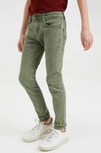 164 groene spijkerbroek slim fit WE fashion legergroen, Jongen, Ophalen of Verzenden, Broek, WE Fashion