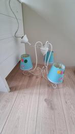 Hanglamp/kroonluchter met 3 kapjes., Huis en Inrichting, Lampen | Hanglampen, Ophalen of Verzenden, Gebruikt, Minder dan 50 cm