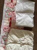 Dekbed ,safe overtrek en hoeslakens, Jongetje of Meisje, Wit, Dekbedovertrek, Ophalen of Verzenden