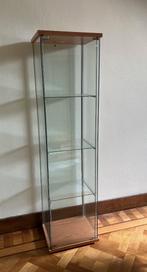 Vitrinekast verticaal 163cm hoog, Huis en Inrichting, Kasten | Vitrinekasten, Ophalen, Minder dan 50 cm, Glas, 150 tot 200 cm