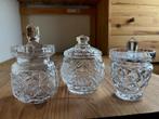 Engelse kristallen jampotten, Overige typen, Ophalen of Verzenden, Overige stijlen, Glas