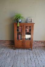 Prachtige antieke eiken houten Art Deco boekenkast, vitrine, Verzenden