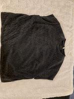 Vintage Fifties Top - Maat 42, Zwart, Maat 42/44 (L), Ophalen of Verzenden, Korte mouw
