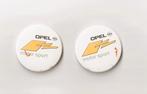 2 auto buttons van Opel motor sport helaas vlekkerig, zie fo, Ophalen of Verzenden, Gebruikt, Overige onderwerpen, Button