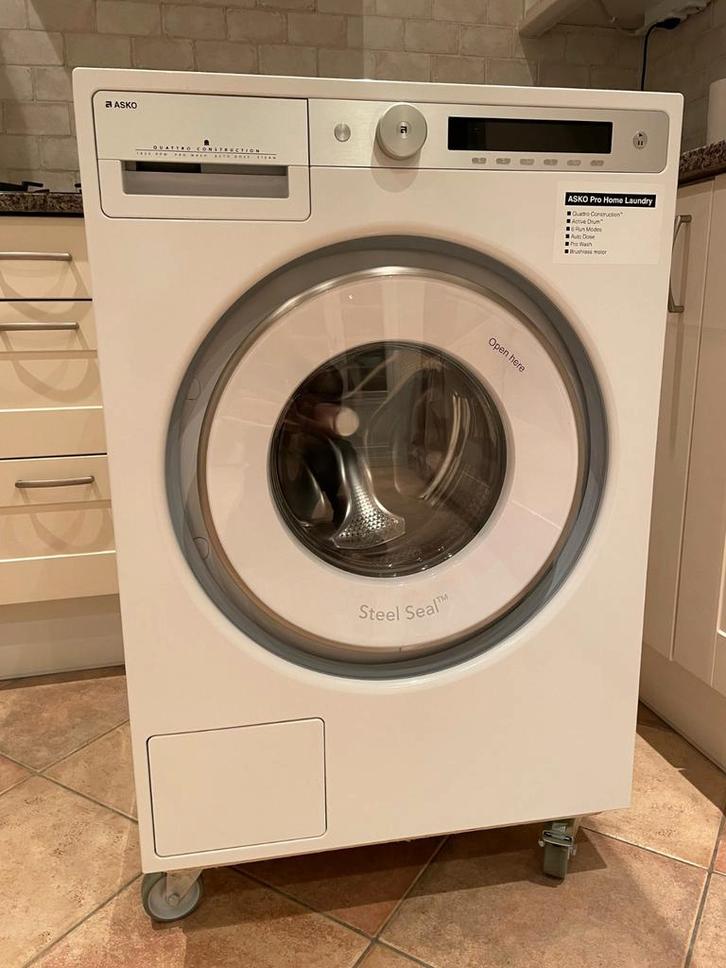 Asko W6098 Wasmachine - 9kg - 1800 toeren - Voorlader, Witgoed en Apparatuur, Wasmachines, Zo goed als nieuw, Voorlader, 8 tot 10 kg