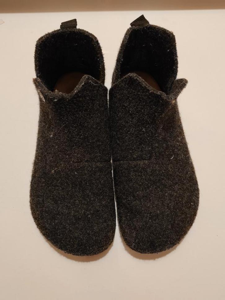 Birkenstock Donkergrijze Pantoffels Maat 37, Kleding | Dames, Schoenen, Zo goed als nieuw, Pantoffels of Sloffen, Grijs, Ophalen of Verzenden