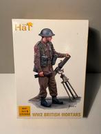 HAT 1:72 Engelse Infanterie Mortier Figuren Bouwdoos, Ophalen of Verzenden, Zo goed als nieuw, 1:50 of kleiner, Figuur of Figuren