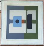 Karel Wiggers (1916) Olie op Board "Abstracte Compositie"Ges, Ophalen of Verzenden