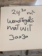 24,30 m2 wandtegels mat wit 30x30 cm MEGADEAL 7,50 euro m2, 60 cm of meer, Nieuw, Ophalen of Verzenden, Minder dan 5 m²