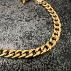 18k gouden armband cuban gourmet schakel, Ophalen of Verzenden, Zo goed als nieuw, Goud