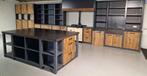 Showroomkeuken groot massief hout Superdeal, Huis en Inrichting, Keuken | Complete keukens, Ophalen, Gebruikt, Overige kleuren