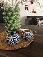 💝 Vintage BUNZLAU CASTLE roomstel blauw, Overige typen, Ophalen of Verzenden, Zo goed als nieuw, Overige stijlen
