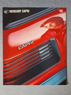 Brochure MERCURY CAPRI - 1986 USA, Ophalen of Verzenden, Gelezen, Overige merken