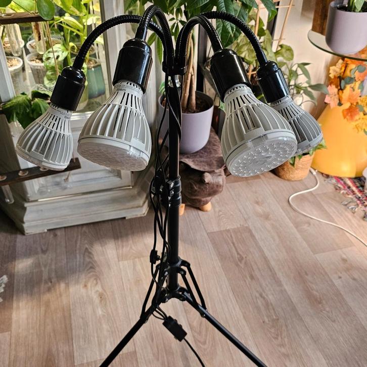 Sansi groeilamp kweeklamp staand 4 koppen 120W, Muziek en Instrumenten, Standaards, Nieuw, Ophalen of Verzenden