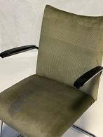 De Wit 3014 eetkamerstoel vintage design sledestoel groen, De Wit, Gebruikt, Overige kleuren, Overige materialen