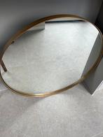 Grote ronde spiegel metaal gouden rand messing lijfstyle 1 m, Huis en Inrichting, Woonaccessoires | Spiegels, Ophalen, Minder dan 50 cm